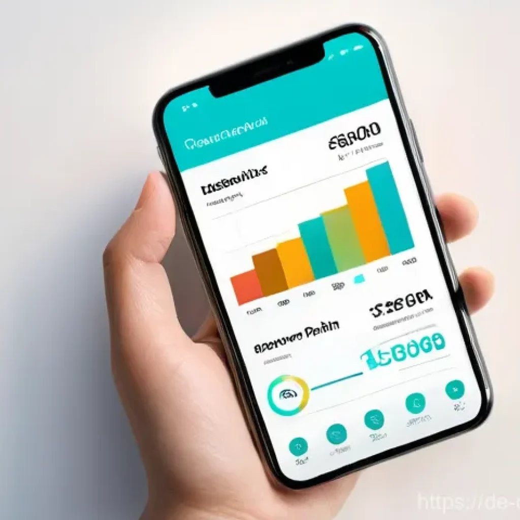 디지털 페인 관리에 적합한 KPI 설정 - **Prompt:** A clean, minimalistic, and modern smartphone displaying an elegantly designed digital pa...
